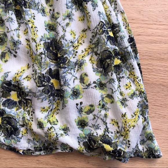 Free People Washed Ashore Green Floral Dress size XS - Picture 7 of 8